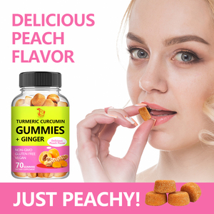 สารสกัดจากขิงขมิ้นขมิ้นชัน gummies สมุนไพรเพื่อสุขภาพปรับปรุงระบบภูมิคุ้มกัน - Product Image 4