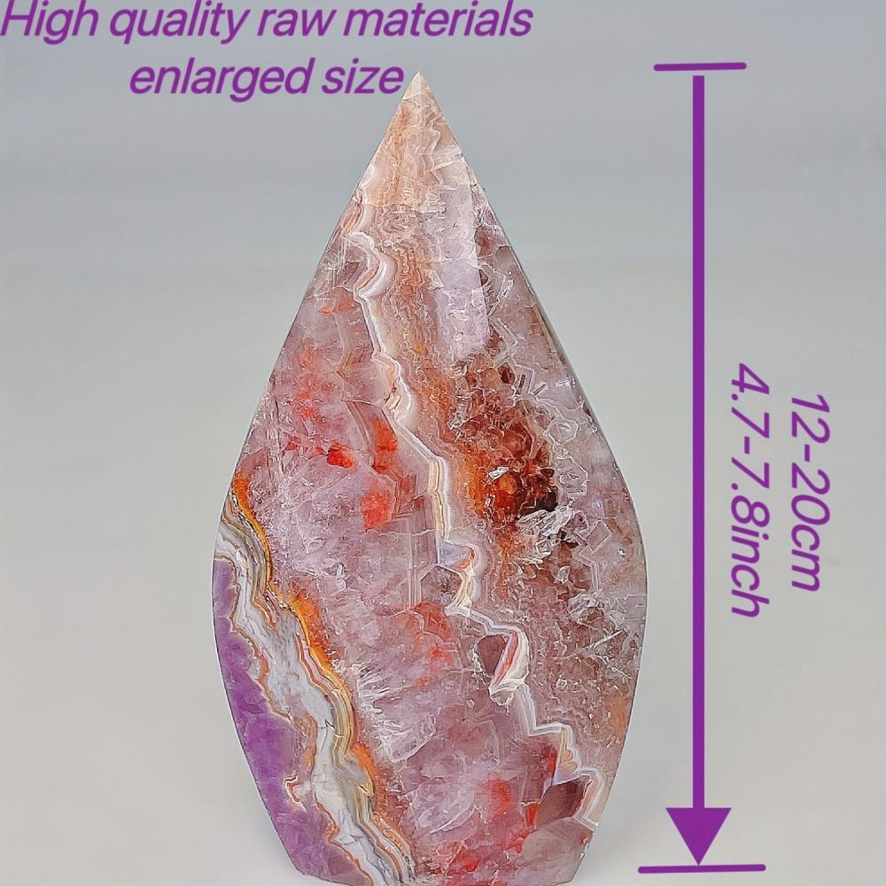 Amethyst Agate Teardrop
