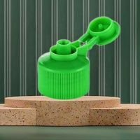 Bouchon de bouteille en plastique vert, rouge, bleu 28/410, couvercle pour shampoing liquide, fermeture de bouteille en plastique 28/400, bouchon à clapet