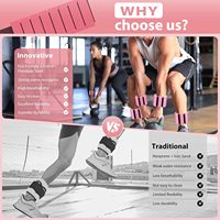 Poids de poignet et de cheville pour Pilates - Bracelets réglables, bandes de bras, poids pour pieds et jambes pour la marche, le yoga, l'entraînement, l'exercice, la course à pied