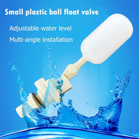 Flotteur d'eau automatique RS-103 pour équipement de volaille Abreuvoir de poulet Réservoir d'eau Flotteur Vannes à boisseau sphérique