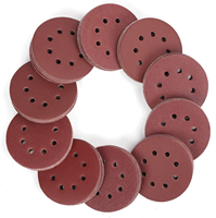 100 disques abrasifs de 5 pouces, grains 40, 60, 80, 100, 120, 150, 240, 320, 400, 600, 800, 1000, avec fixation auto-agrippante, pour le ponçage du bois et du métal