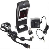 Datalogic asli MK/MS7580/7580g pemindai kode batang dua dimensi teknologi CCD 200 pemindaian/sec RS232/antarmuka USB hitam