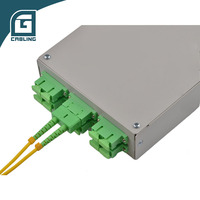 Gcabling Fibra Optica FTTH 6 8 Port 12 Core DIN Rail Patch Panel Metal Mini ODF Fiber Distribution Box Fiber Optic Terminal Box