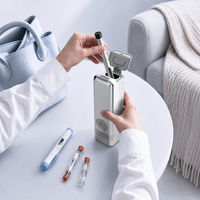 Réfrigérateur d'insuline de voyage intelligent rechargeable, silencieux, avec contrôle double chaud/froid, tasse isotherme portable pour médicaments