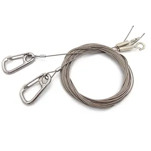 可定制的耐用镀锌或无镀锌钢丝绳，确保安全