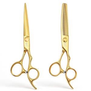 Set di <span class=keywords><strong>Forbici</strong></span> Professionali da <span class=keywords><strong>Barbiere</strong></span> ATS314 in Acciaio Inossidabile con Lama Affilata - Product Image 1