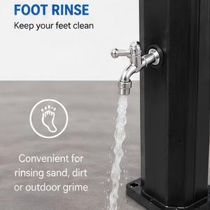 <span class=keywords><strong>Douche</strong></span> <span class=keywords><strong>solaire</strong></span> octogonale extérieure Jade 35L <span class=keywords><strong>avec</strong></span> robinet de rinçage des pieds et vanne de mélange <span class=keywords><strong>eau</strong></span> chaude et froide pour <span class=keywords><strong>piscine</strong></span>, jardin, plage, complexe hôtelier - Product Image 5