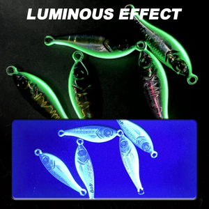 Leurre de pêche en mer imprimé en 3D, jig métallique 20g 30g 40g, leurre dur lumineux à coulée lourde pour la pêche en bord de mer, vente en gros - Product Image 3