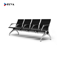 Chaise d'attente Flya 1 à 5 places pour aéroport, hôpital, gare ferroviaire / Chaise de visiteur pour espaces publics