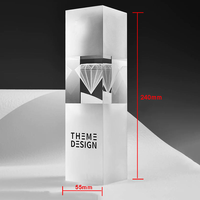 Trophée en verre K9 personnalisé de haute qualité, forme sur mesure, prix abordable, récompenses en cristal, trophées en verre cristallin
