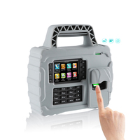 Machine de pointage biométrique sans fil haute capacité avec reconnaissance d'empreintes digitales pour les employés de bureau