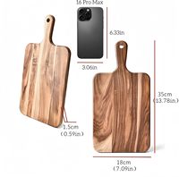 Planche à fromage en bois d'acacia, planche de service et de découpe naturelle pour les soirées à vin et la cuisine à domicile