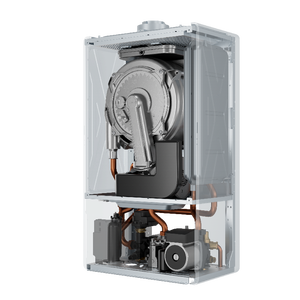 Chaudière murale à gaz à condensation 32 kW pour chauffage et eau chaude sanitaire, entièrement intégrée, pour chauffage au sol domestique - Product Image 3