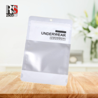 Sacs Ziplock Mylar avec fenêtre pour bonbons, chocolat, sacs en plastique refermables avec fermeture à glissière, pochette pour emballage alimentaire