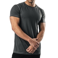 Coton de première qualité, impression personnalisée de logo sur t-shirt pour homme, impression personnalisée de t-shirt uni surdimensionné