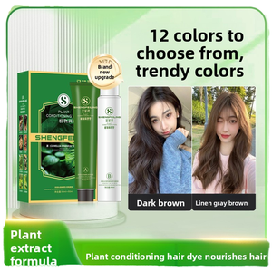 Tinta per <span class=keywords><strong>Capelli</strong></span> Jiaying Premium a Base Vegetale Semi-Permanente al Tè Nero, Senza Ammoniaca, Non Danneggiante, 6-8 Livelli, Per Tutti i Tipi di <span class=keywords><strong>Capelli</strong></span> - Product Image 5