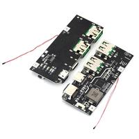 Module de charge QC4+PD3.0 LED double USB 5V 4.5A 22.5W Micro/Type-C pour batterie externe 18650 avec protection contre la température et les courts-circuits