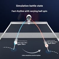 Pongbot OMNI S Plus Robot Tenis Meja Profesional Kontrol Aplikasi Pintar Mesin Pelontar Bola Pemrograman Gratis Pelatih Latihan di Rumah