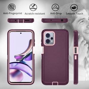 เคสโทรศัพท์กันกระแทกแบบหนา 3in1 สำหรับ iPhone 15 14 13 12 11 Pro Max Xs Xr 6 7 8 Plus SE รุ่น Armor Defender - Product Image 3