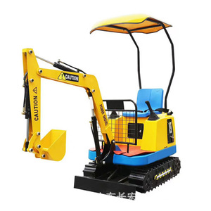 Mini excavadora VeKain para niños de 4 a 6 años, juguete de construcción metálico con orugas y cabina, equipo de juego. - Product Image 4