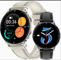 HT39 Nuevo Reloj Inteligente Ultrafino de 1.32 Pulgadas para Hombre con Linterna, GPS, Llamadas Bluetooth, NFC, Monitor de Ritmo Cardíaco, Deportivo, para Mujer