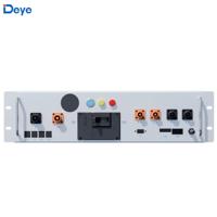 Batterie de stockage d'énergie solaire haute tension Deye 7,68 kWh 38,4 V 200 Ah LiFePO4 avec système de gestion BMS