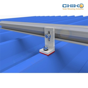 Sistema de montaje de panel solar para techo de montaje rápido, portaequipajes corrugado para instalación de stent fotovoltaico doméstico - Product Image 5