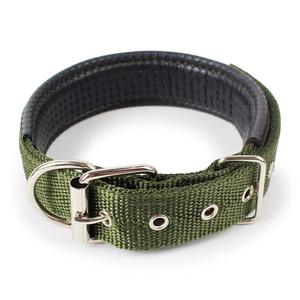 Verstellbares Nylon-Hundehalsband für kleine/mittlere/große Rassen – strapazierfähig, verdickt, verlängert, mit doppelter Schnalle, einfarbig, in 4 Farben erhältlich - Product Image 6