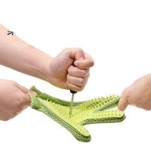 Fukumaru cat-petting <b>gloves</b>, double-sided massage comb, pet cleaning tool for cats, removes loose fur, and is a must-have for - Product Image 1