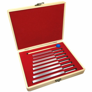 Calidad de exportación, venta directa de fábrica, juego de diapasones de 8 piezas, diapasones de enseñanza de aleación de aluminio o acero, 256-512HZ. - Product Image 1