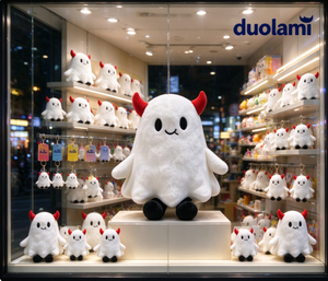 Juguete de Peluche Personalizado con Forma de Fantasma, Linda Figura de Espíritu Diabólico para Regalo Navideño, OEM ODM, Juguete de Peluche Personalizado - Product Image 2