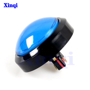 Giá bán buôn 100 mét lớn Vòng <span class=keywords><strong>push</strong></span> <span class=keywords><strong>button</strong></span> LED chiếu sáng với micro cho <span class=keywords><strong>Diy</strong></span> <span class=keywords><strong>Arcade</strong></span> trò chơi các bộ phận máy 5/12V lớn Dome ánh sáng - Product Image 2