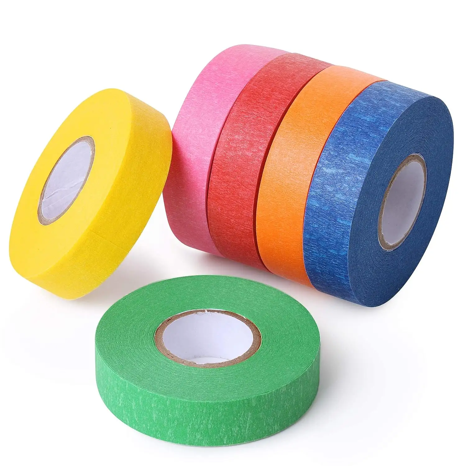 Professional Eco Friendly Heat Tape Colored Self Adhesive Multi Surface Paper Masking Tape Manufacturing