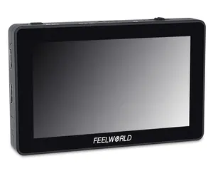 FEELWORLD F6 플러스 5.5 인치 DSLR 카메라 필드 터치 스크린 모니터 3D Lut 작은 풀 HD 1920x1080 카메라 스튜디오 모니터 LED