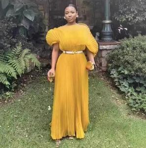 Vestidos de Mujer de Color Sólido con Pliegues Hechos a Mano de Estilo Africano, a la Moda - Product Image 5