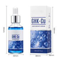 Sérum Visage 30ml GHK-Cu Double Cuivre Glycérine Lissant Quotidien Nourrissant Hydratant Service Marque Privée