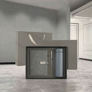 Luxury Customizable A5 Notebook Gift Set PU Leather Business Companion with 304 Stainless Steel Thermal Mug and <b>Pen</b> - Product Image 3