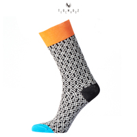 Chaussettes habillées en coton de soie à motifs de diamants légers de haute qualité pour femmes épaisseur fine pour un usage quotidien