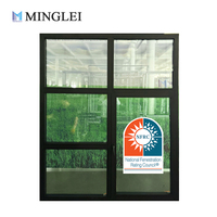 Ventanas de Aluminio de Alta Calidad con Certificación NFRC, Abatibles y Giratorias, y Fijas, con Triple Cristal de Baja Emisividad para Viviendas