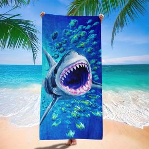 Serviette de plage d'été à imprimé tortue de mer, douce, absorbante et à séchage rapide, en microfibre sans sable pour la natation et les sports - Product Image 3