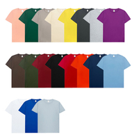 T-shirts unisexes basiques respirants en coton 100% 180 grammes, col rond, pour hommes