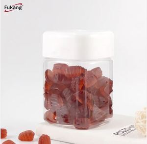 Bình vuông với CRC Cap, Gummy vuông lọ nhựa - Product Image 3