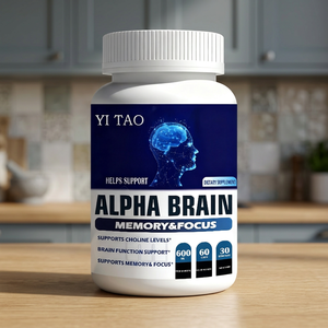 Cápsulas Alpha de marca privada OEM, cápsulas nootrópicas, suplementos concentrados de cápsulas Alpha para el cerebro - Product Image 1