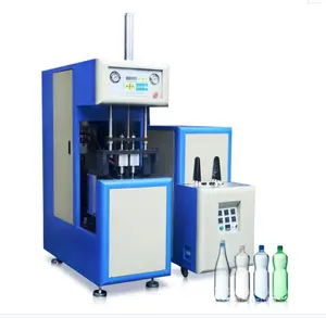 Botella semiautomática de plástico para botellas de mascotas, máquina moldeadora de soplado de 300ml, 500ml, 1L, 5L, 6L