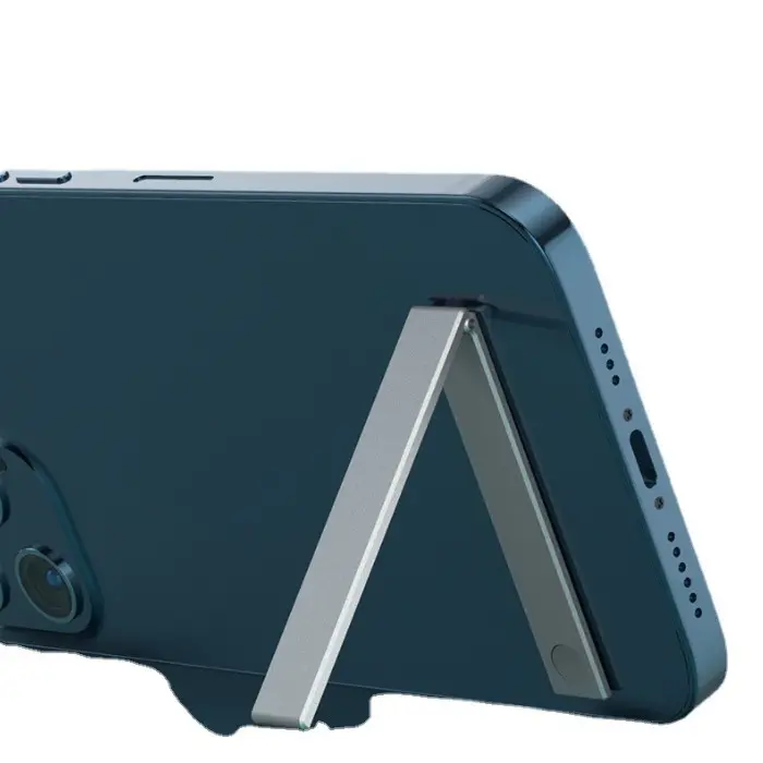 ultrathin aluminium phone holder foldable table stand for mobile