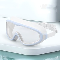 Lunettes de natation pour adultes, étanches, anti-buée, protection UV, verres en verre trempé pour hommes et femmes avec correction de la myopie