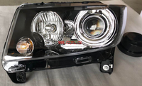Kit de carrocería de coche, lámpara frontal, luces delanteras para jeep compass 2014, 55079408AH