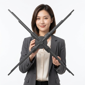 Ventilateur holographique <span class=keywords><strong>3D</strong></span> de 50 cm avec écran LED, écran d'affichage numérique noir, publicité numérique, Wi-Fi intégré, contrôle par application, pour table/mur/poteau - Product Image 1