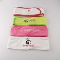 Bandeau en peluche douce pour maquillage, conception ODM & OEM, serviette cosmétique pour spa, idéal comme cadeau